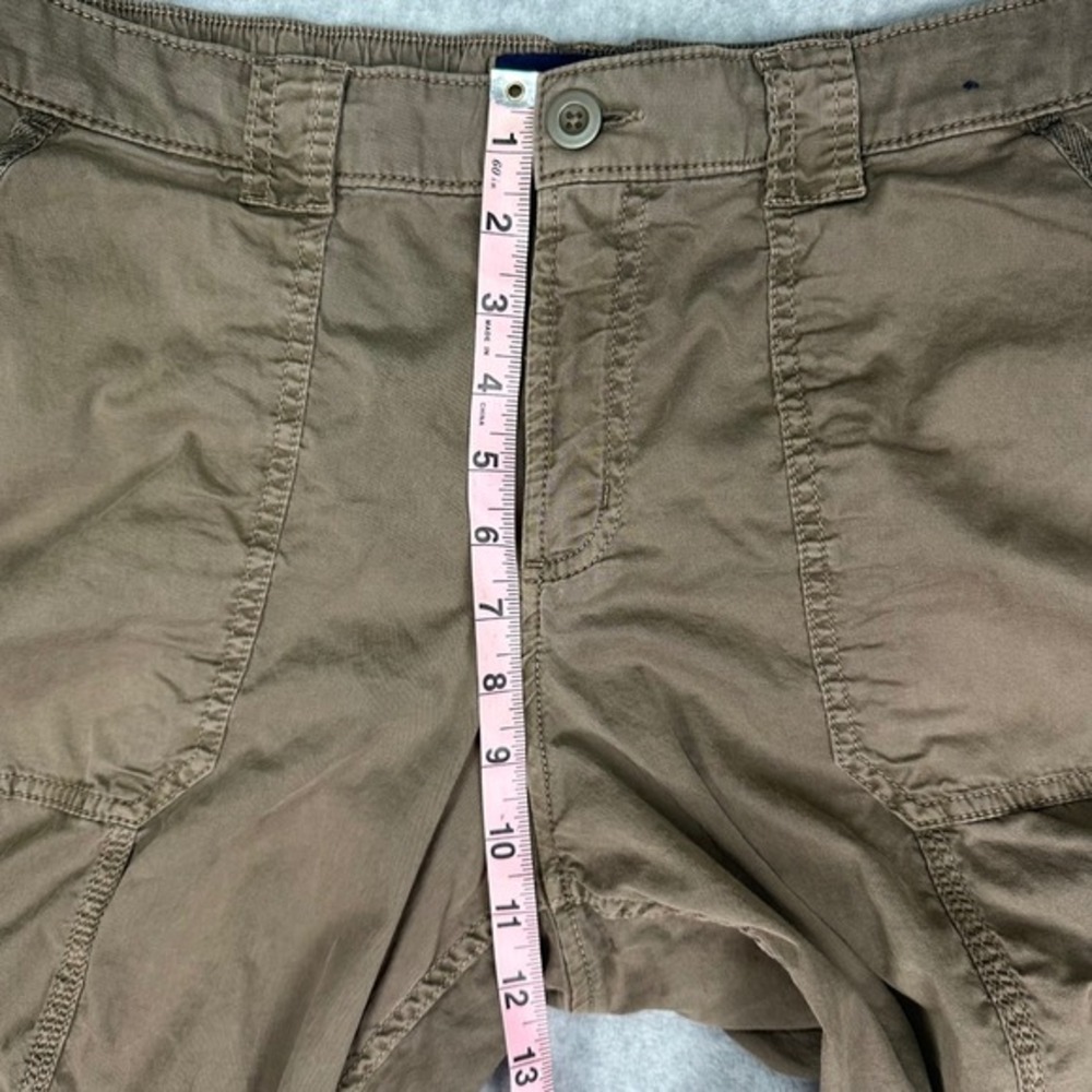 Hollister Cargo Pants Women Size L Brown Low Rise Baggy Streetwear Skater Y2K - Picture 6 of 13